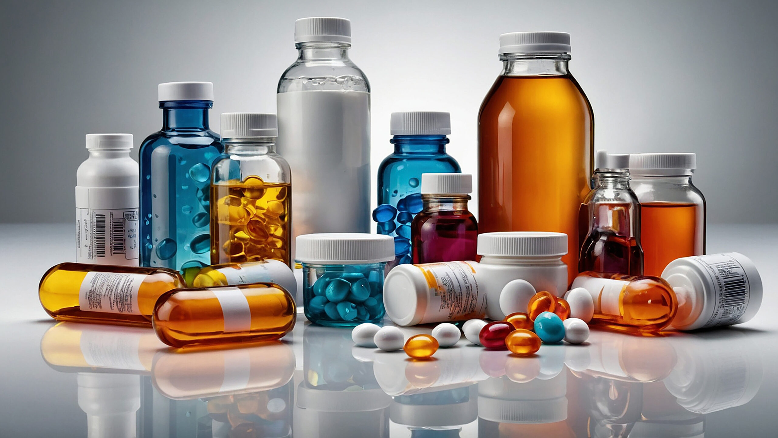 Vector Illustration of Healthcare Medications